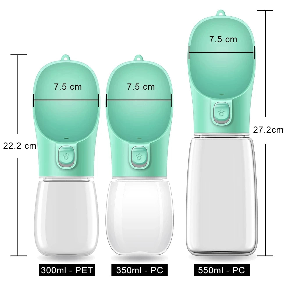 Portable Dog Water Bottle, Leakproof Travel Bottle